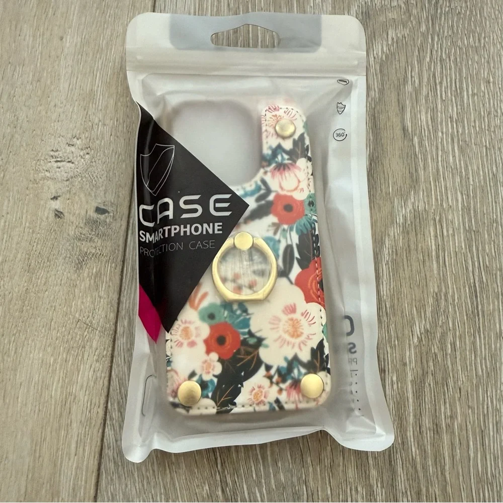 Floral Print Smartphone Protection Case - Multicolor iphone 15 Pro
